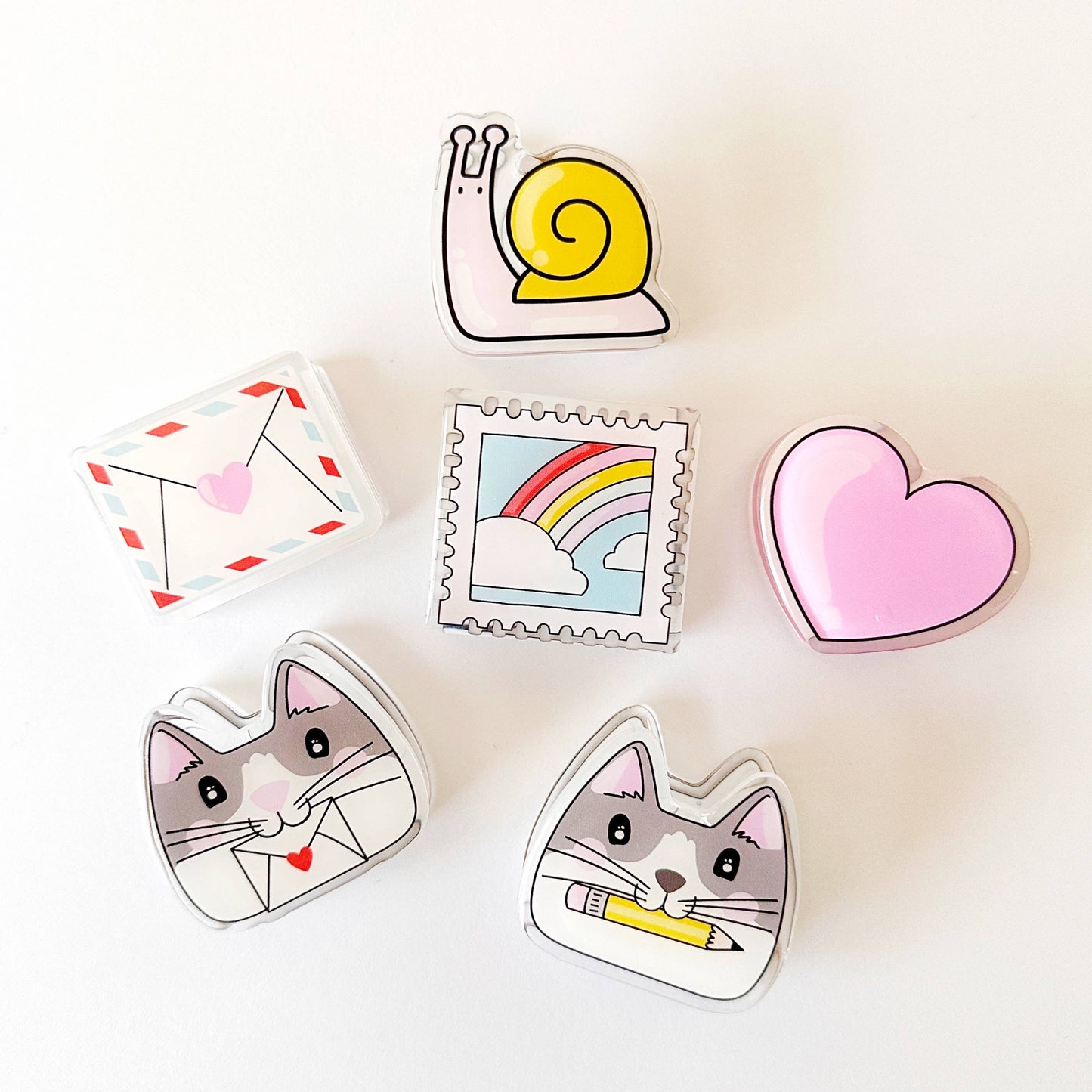 Rainbow Stamp Clip