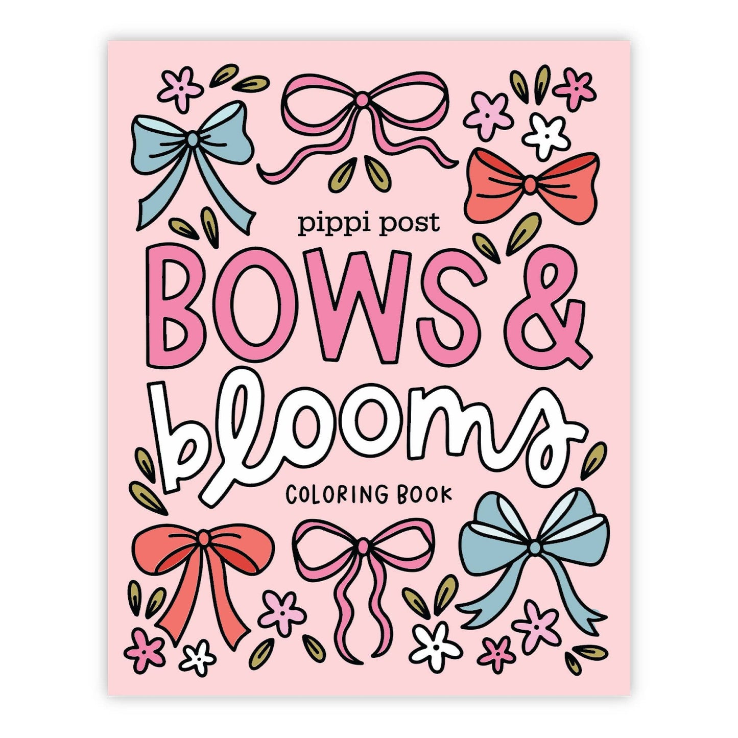 Bows & Blooms Coloring Book + 5pk