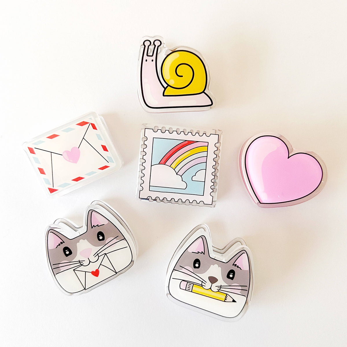 Pink Heart Clip
