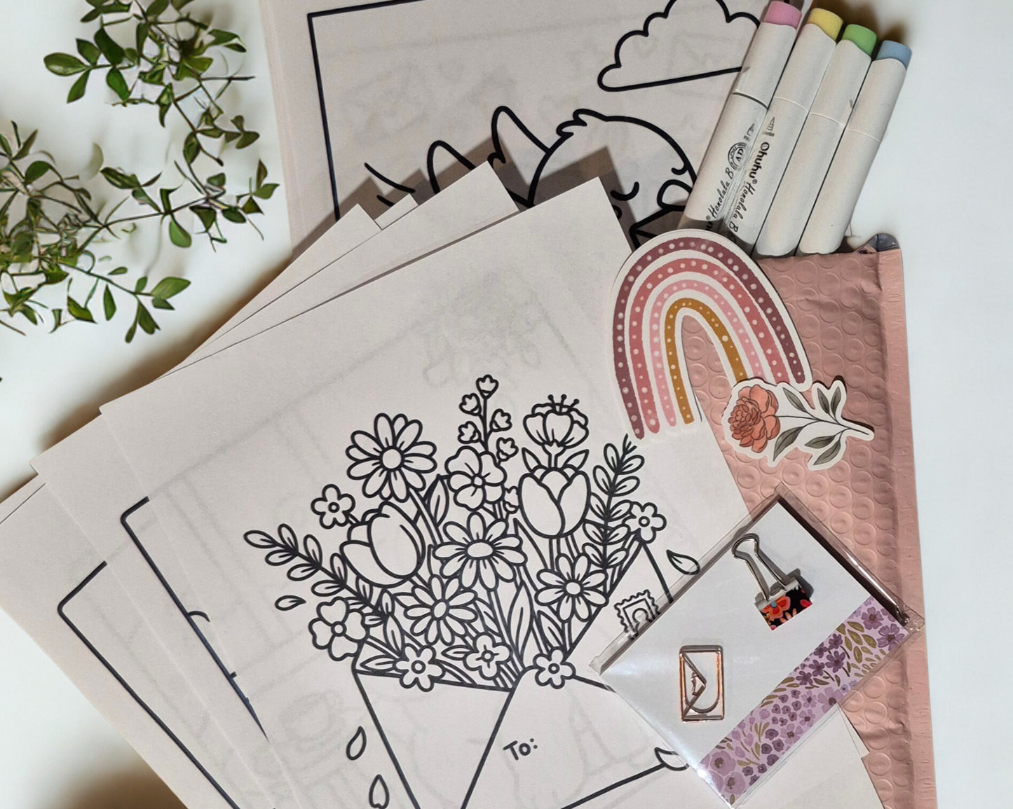 Sending Joy Coloring Pack – January Edition