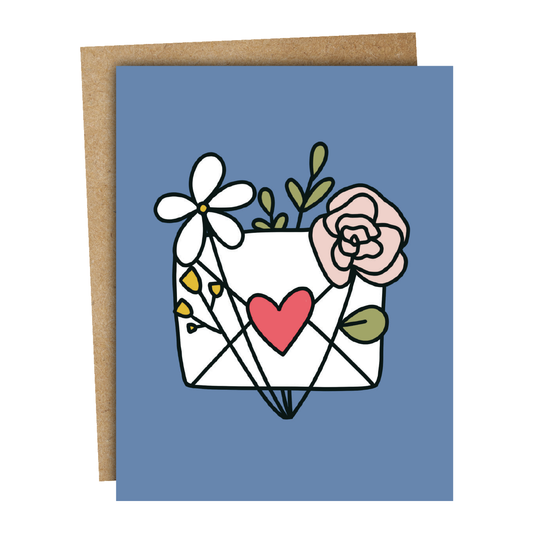 Floral Envelope Card