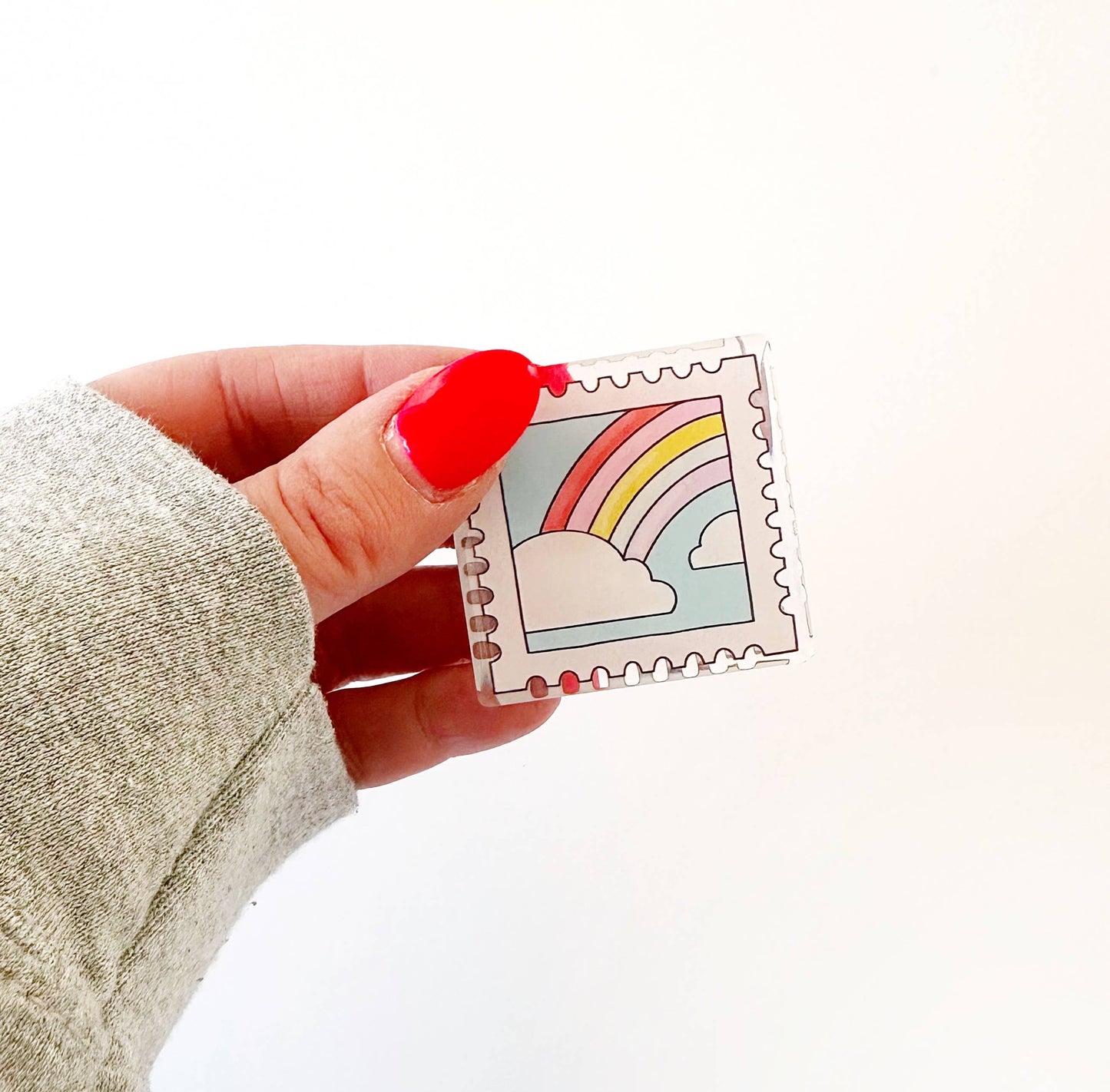 Rainbow Stamp Clip