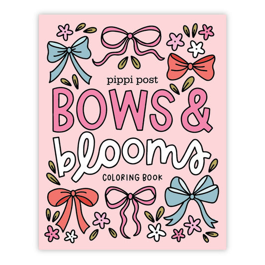 Bows & Blooms Coloring Book + 5pk
