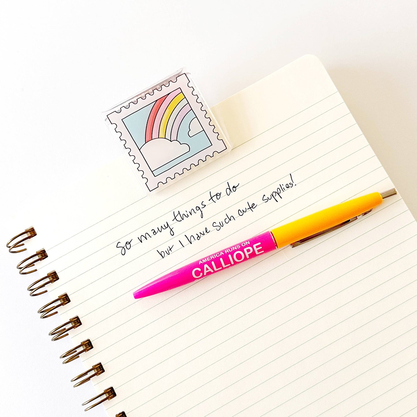 Rainbow Stamp Clip