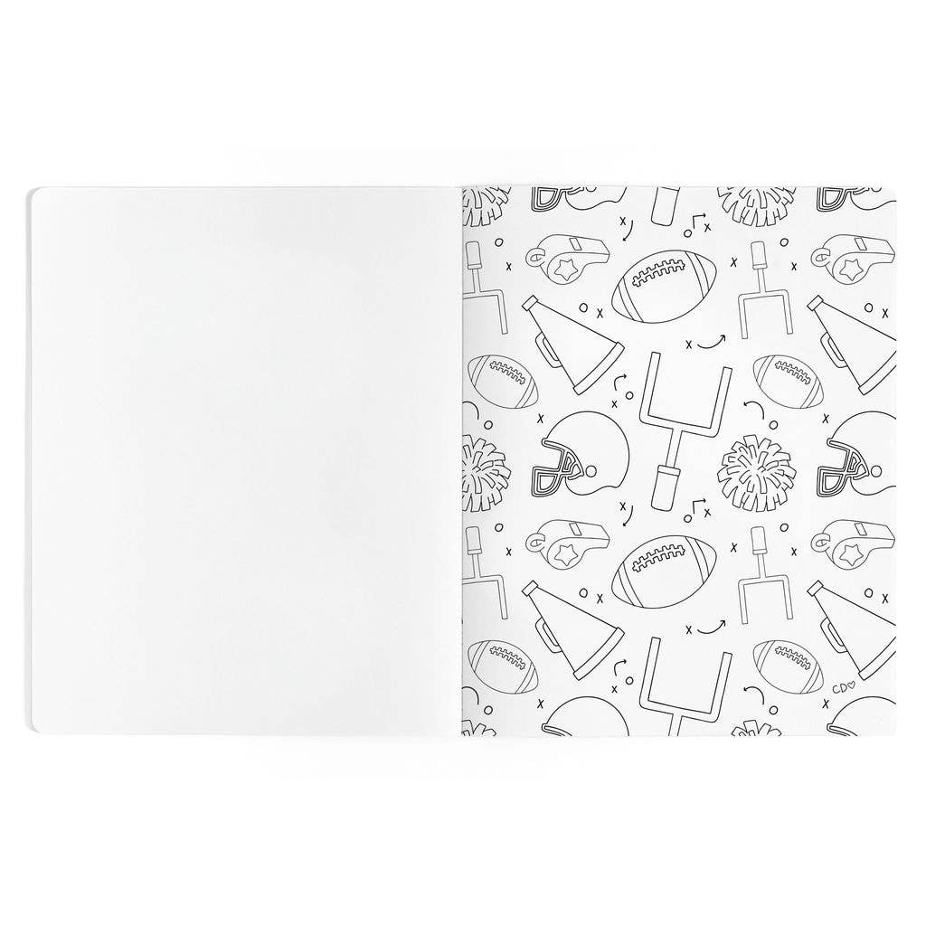 Game Day Sports-Themed Coloring Book