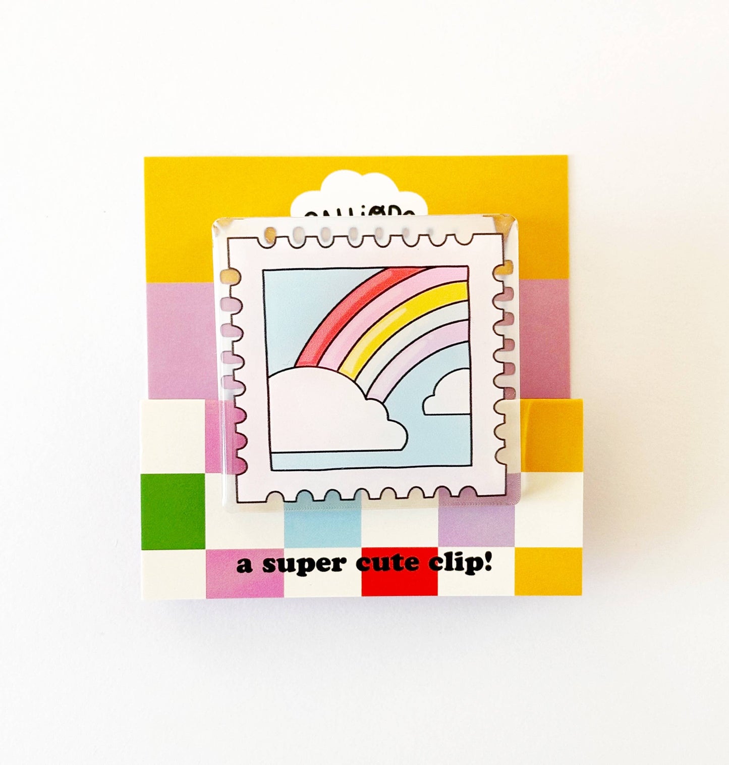 Rainbow Stamp Clip