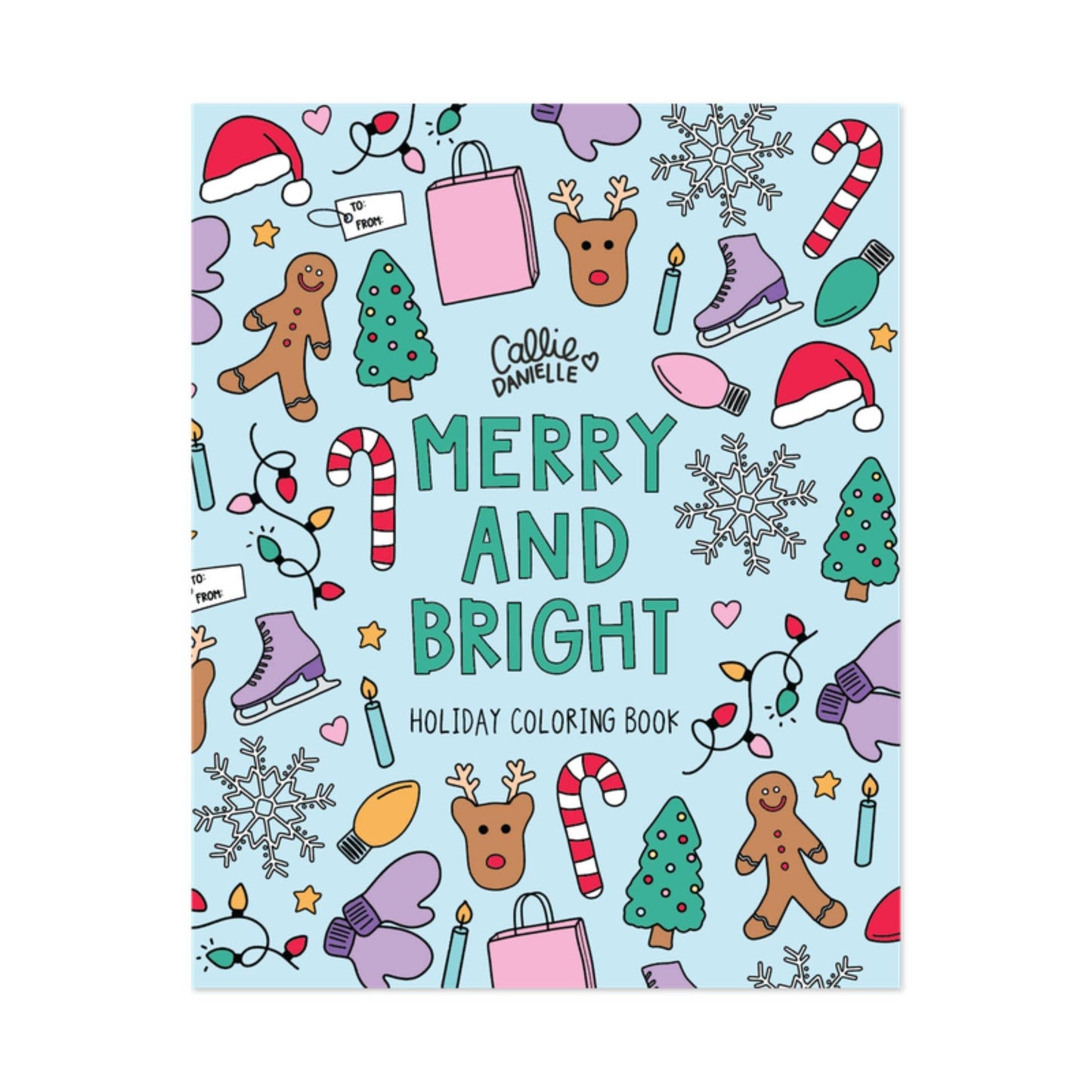 Merry & Bright Holiday Coloring Book
