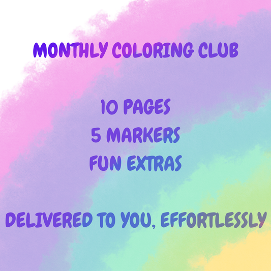 Monthly Coloring Club
