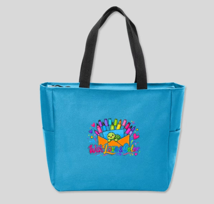 WLC Tote Bag - Port Authority BG410 Essential Zip Tote