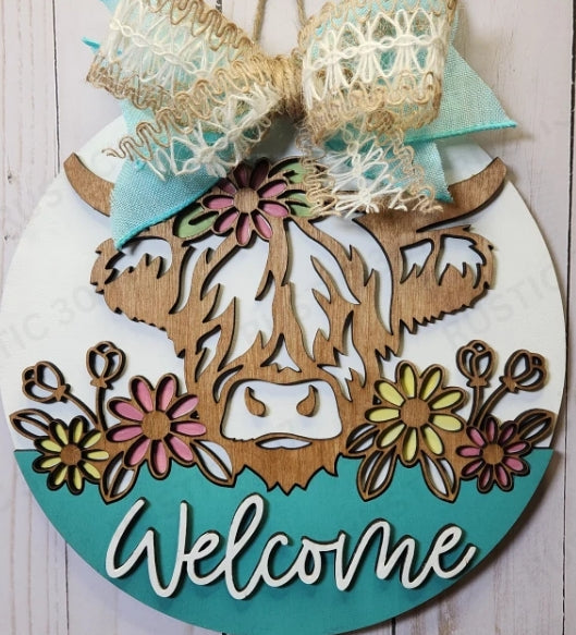 Farmhouse Style Welcome Sign - DIY