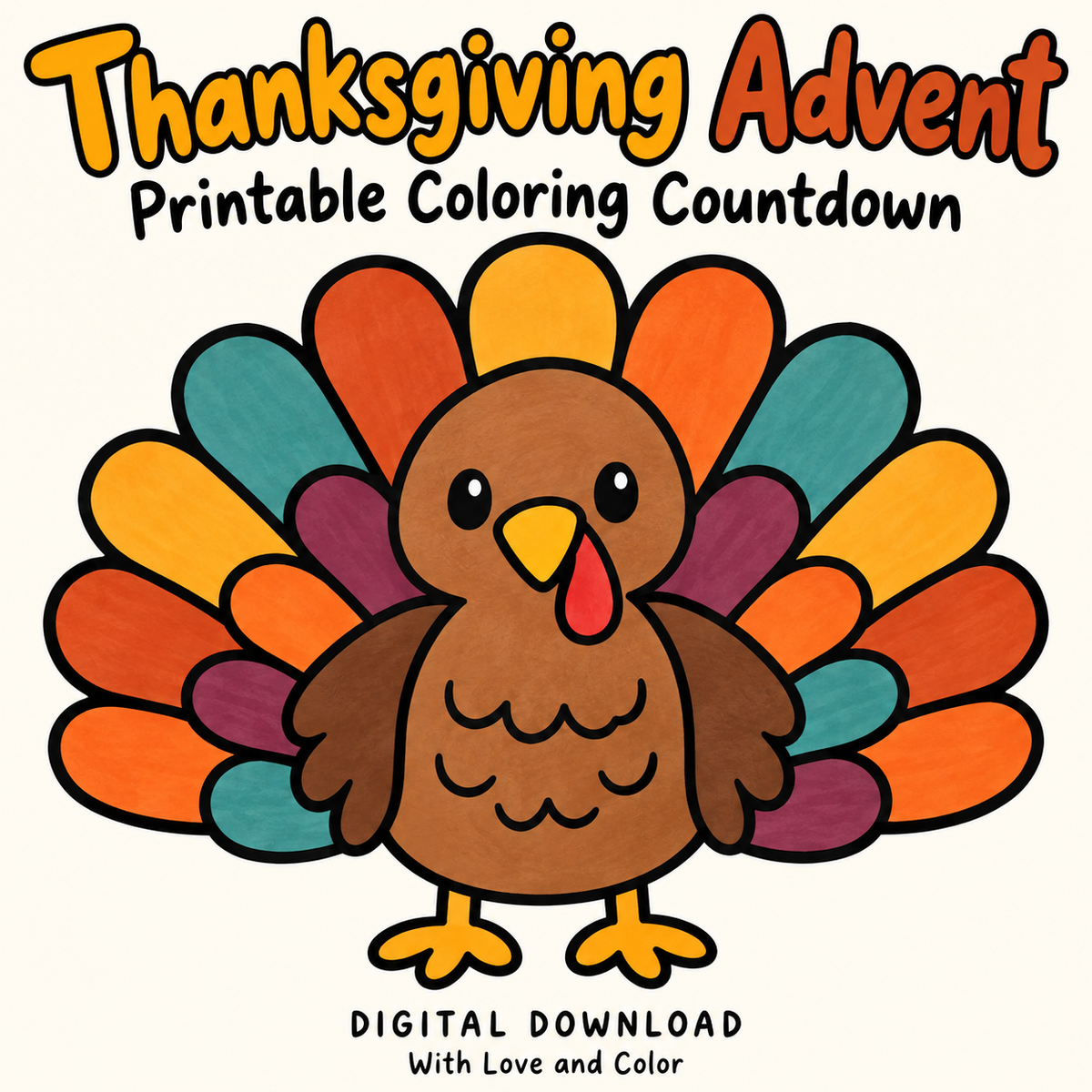 Thanksgiving Advent Printable