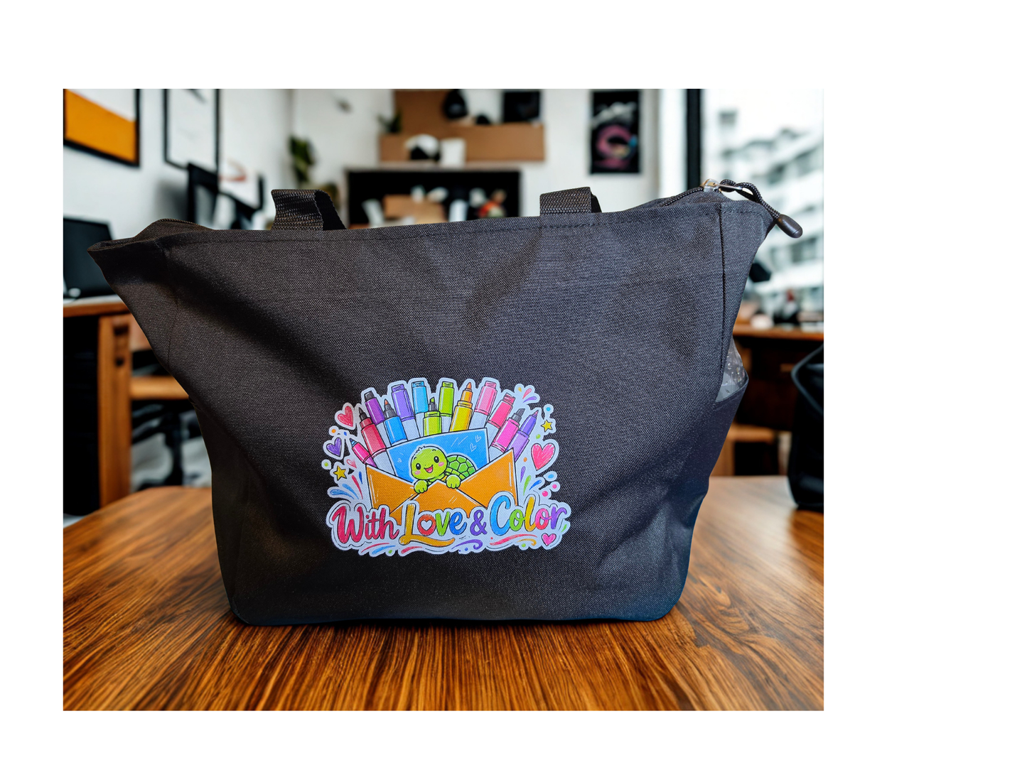 WLC Tote Bag - Port Authority BG410 Essential Zip Tote