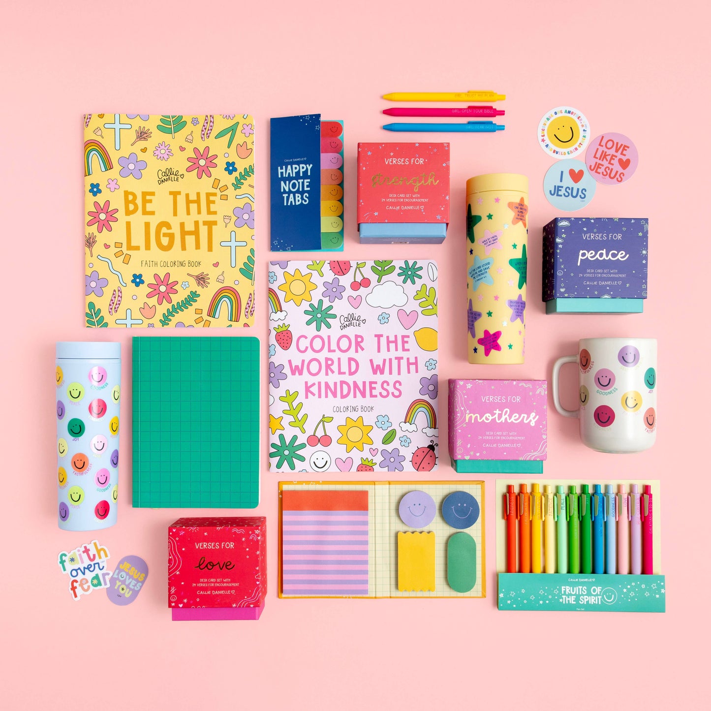 Color the World with Kindness Coloring Book + 5 pk