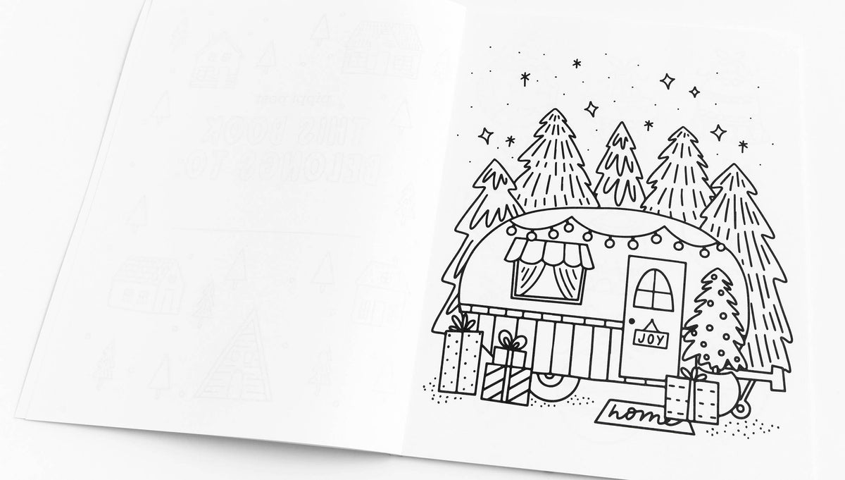Home For the Holidays Coloring Book